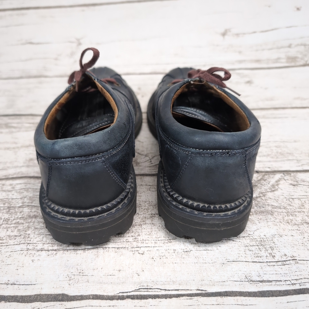 John Fluevog 7th Heaven Supervog Chunky Sole Oxford Black Men 7.5 Women 9.5 - Picture 4 of 11